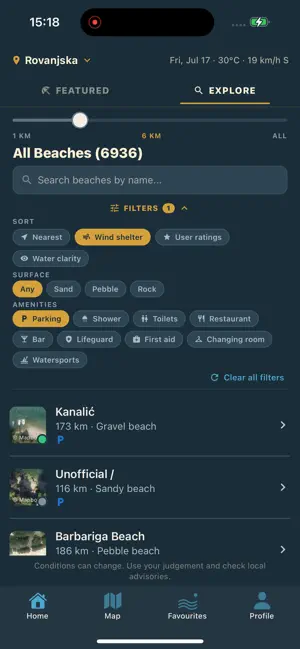 BeachScan screenshot 2
