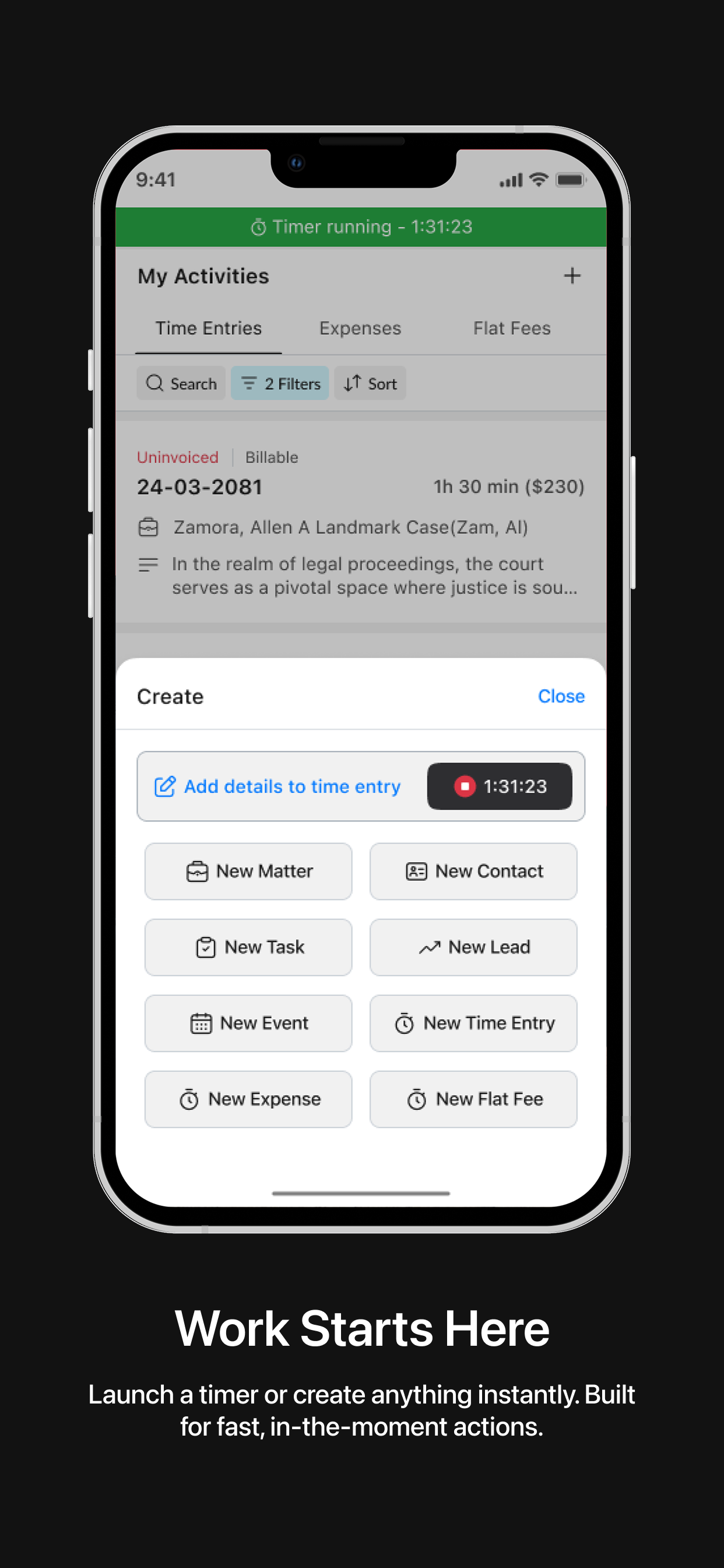 Lawcus – Legal Management screenshot 2