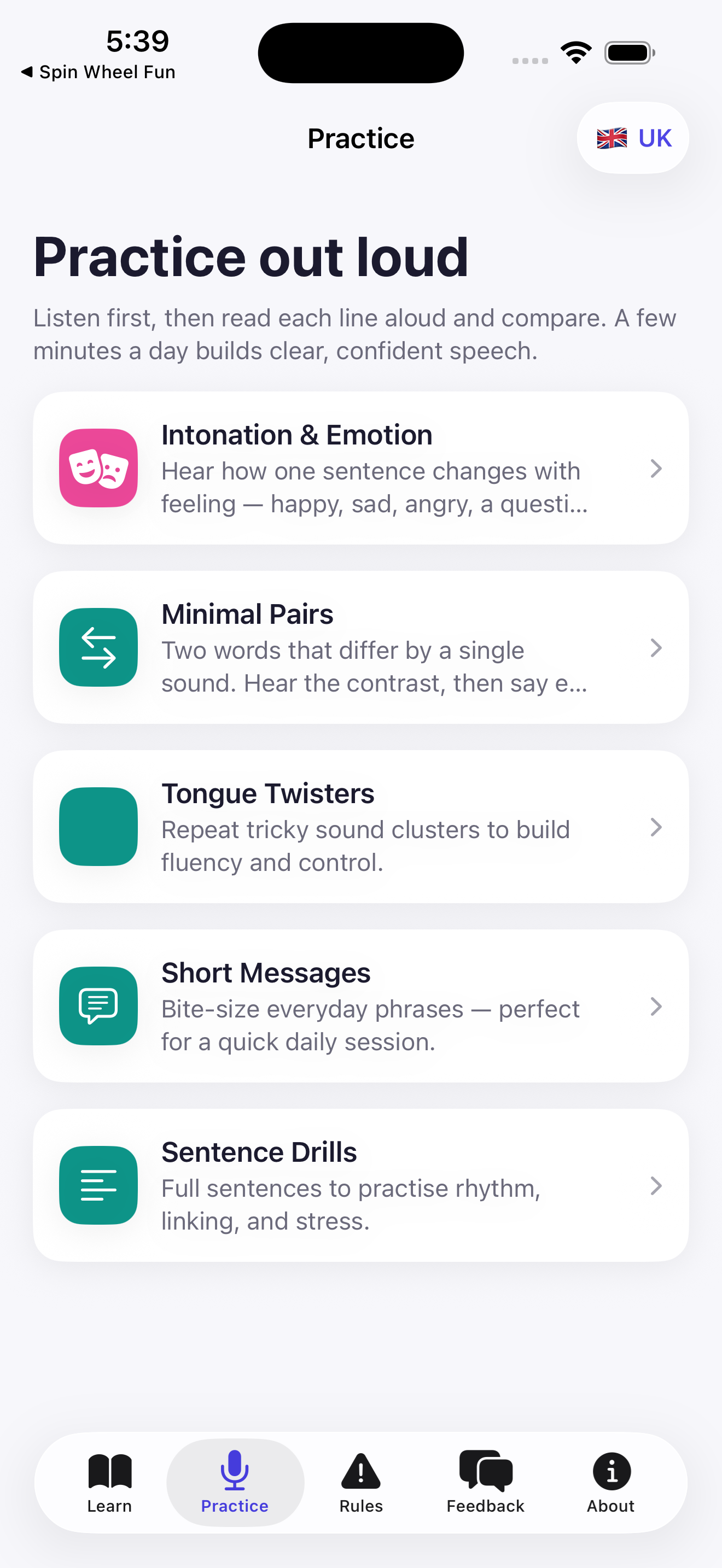 Phonics Pronunciation Coach screenshot 3