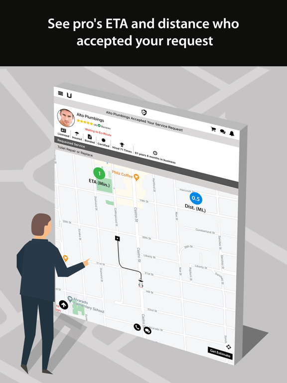 Screenshot #5 pour UTZO:Hire Only Vetted Pros