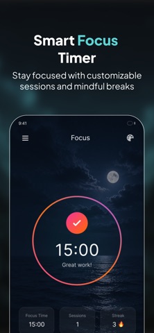 Study With Me: Focus Timer iPhone screenshot