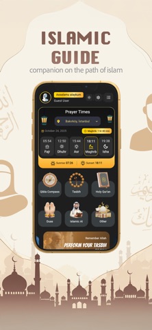 Prayer Times, Adhan and Qibla iPhone screenshot