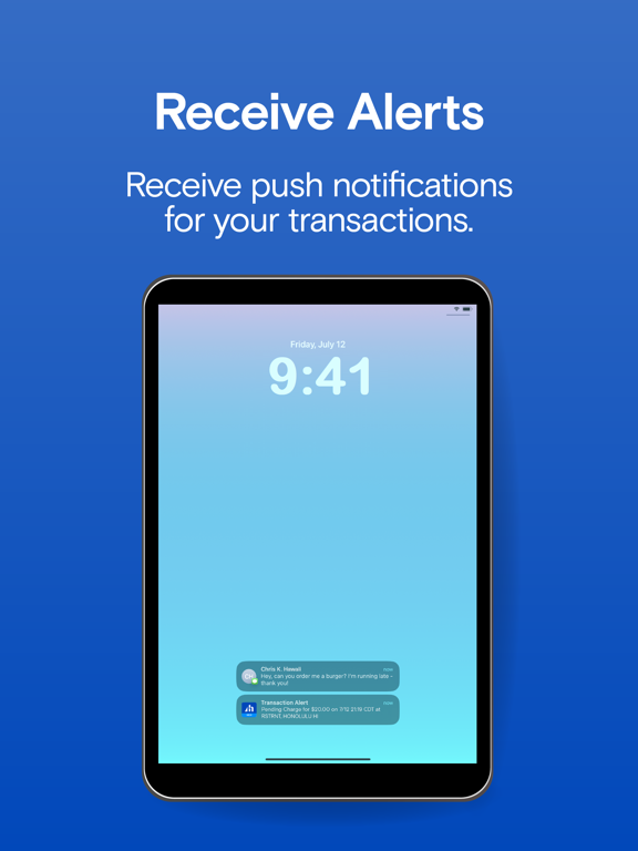Bank Of Hawaii Mobile App iPad screenshot 7 - Finance app