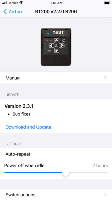 Screenshot #2 pour AirTurn Manager