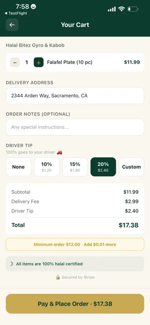 Ummah Eats: Halal Delivery screenshot 1