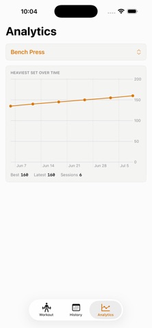 Victory - Workout Log Screenshot 5 of 5