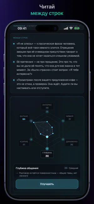 Lynx — анализ переписок screenshot 2