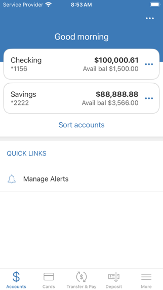 Affinity One FCU Screenshot