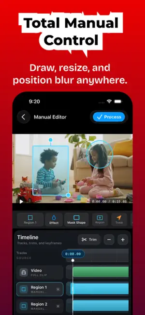Blur Face Video - TrackBlur screenshot 4