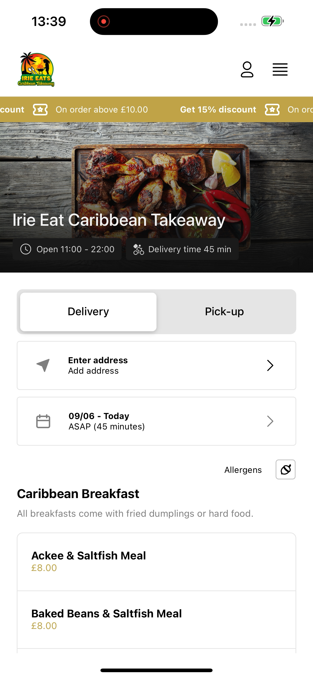 Irie Eat Caribbean Takeaway screenshot 3