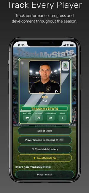 TrackMyStats: Soccer screenshot 3