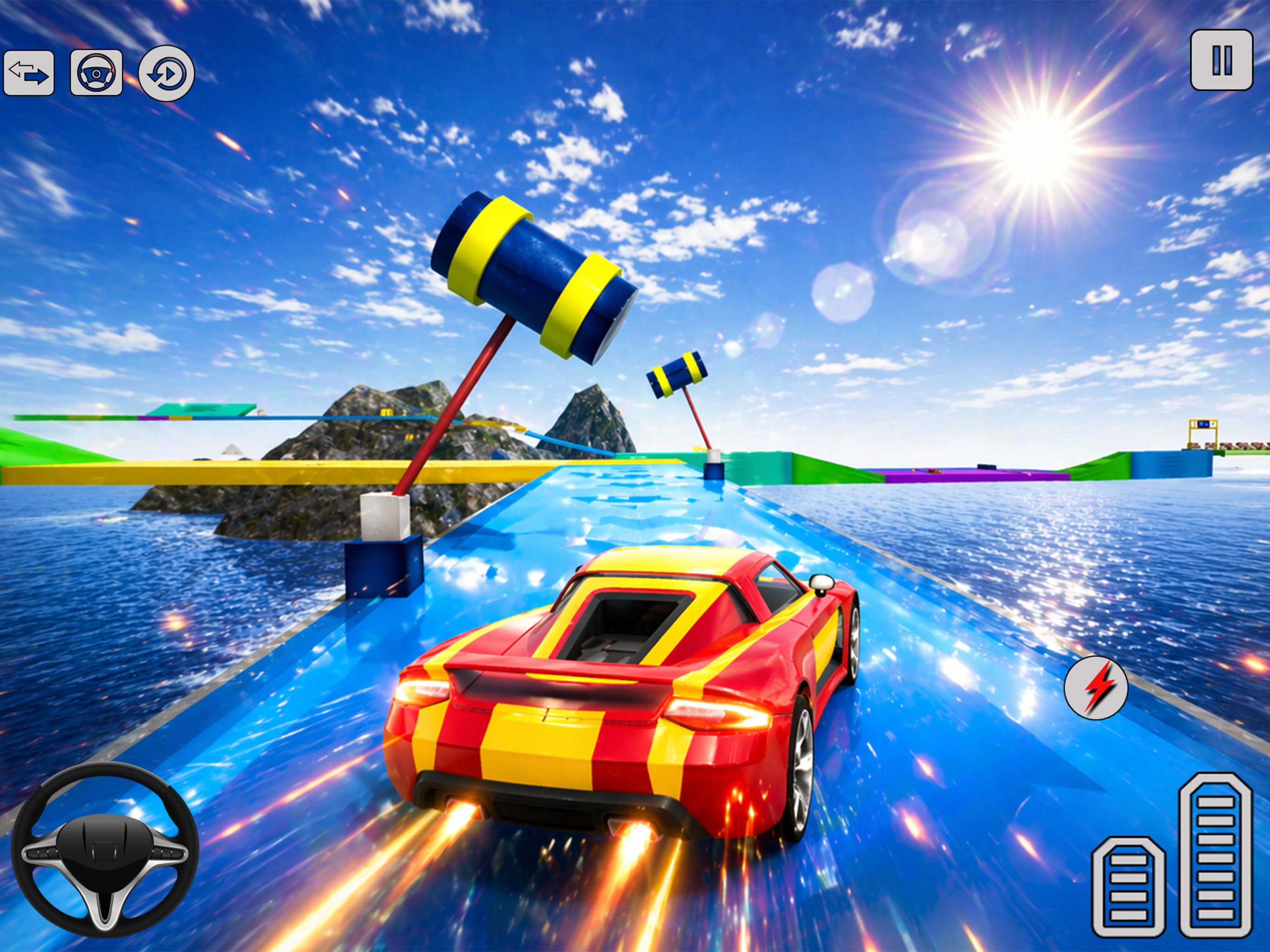 Mega Ram Stunt: Car Jump