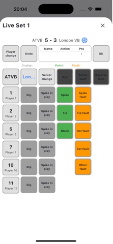 EasyStats Volley Screenshot 4 of 7