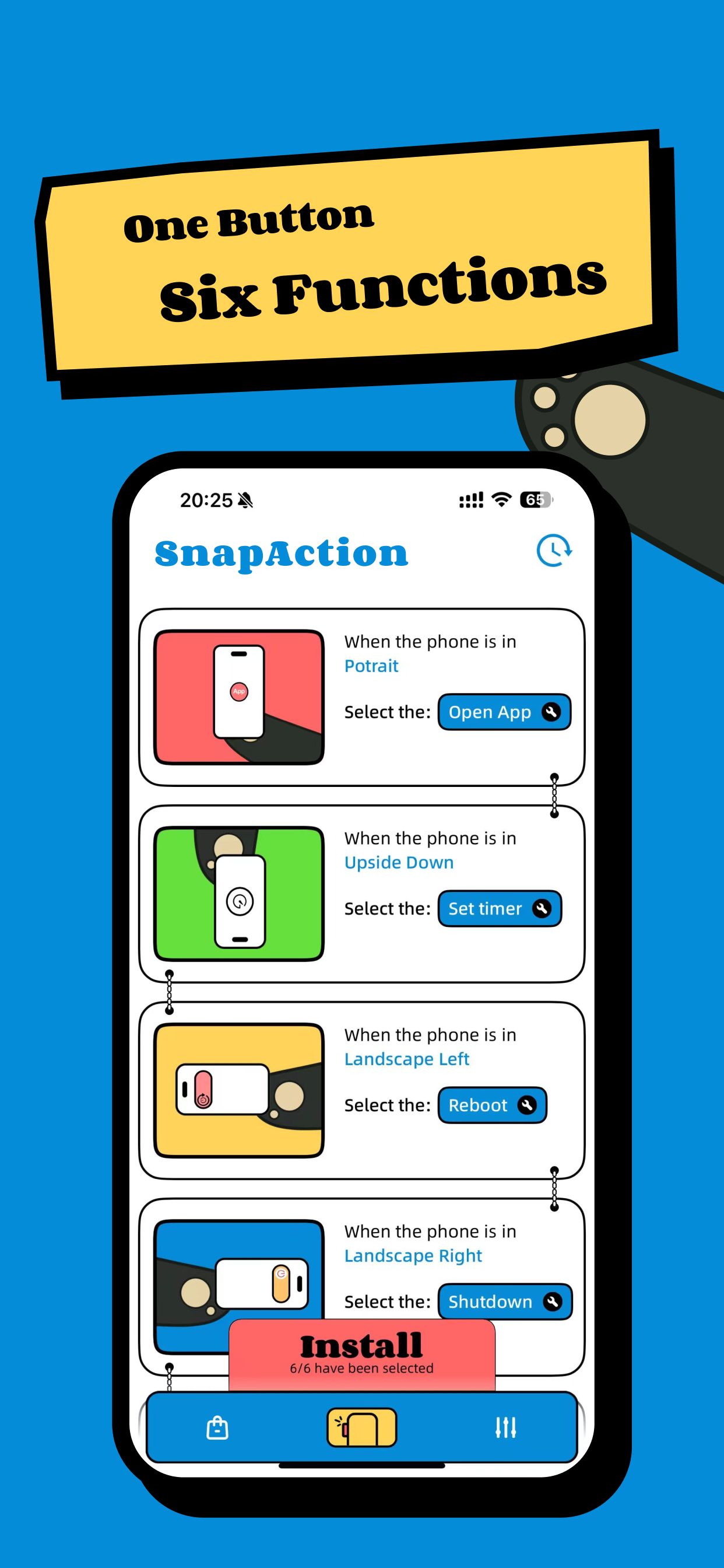 SnapAction-Power Action Button
