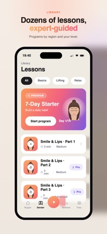 FaceForm: Face Yoga Workout Screenshot 2 of 6