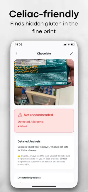 AllergenFinder screenshot 2
