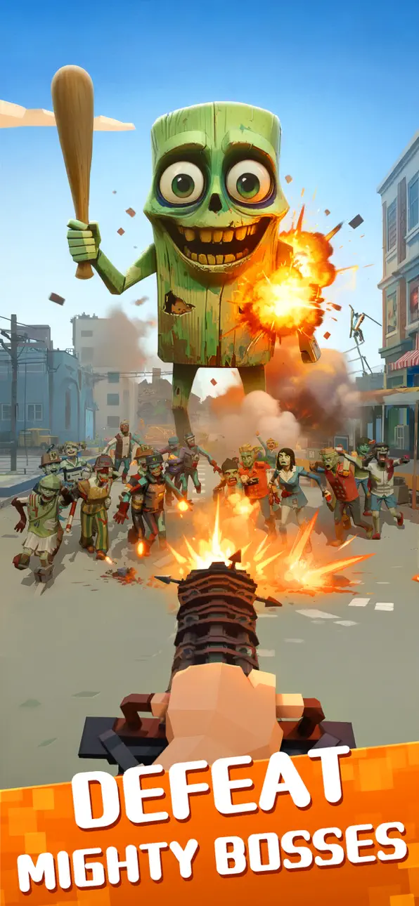 Zombie Roguebie: Shooting Game iOS Mod IPA screenshot 1 - iOS game interface
