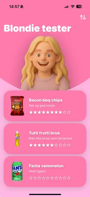 Blondie - Norwegian candy screenshot 1
