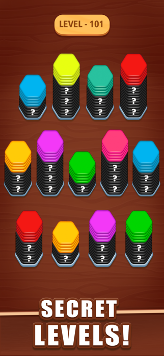 Hexa Sort 3D: Wood Sort Master Screenshot 2 of 5