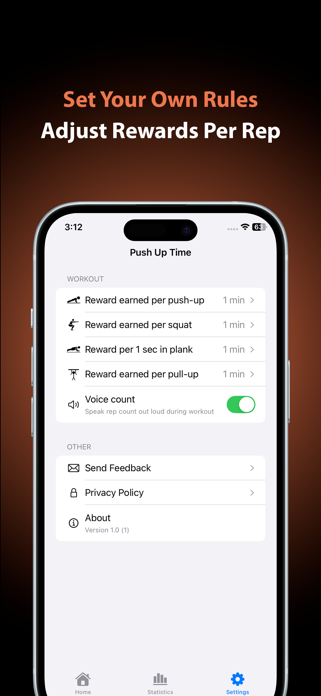 Push Up Time - Block Apps Screenshot 4 of 4