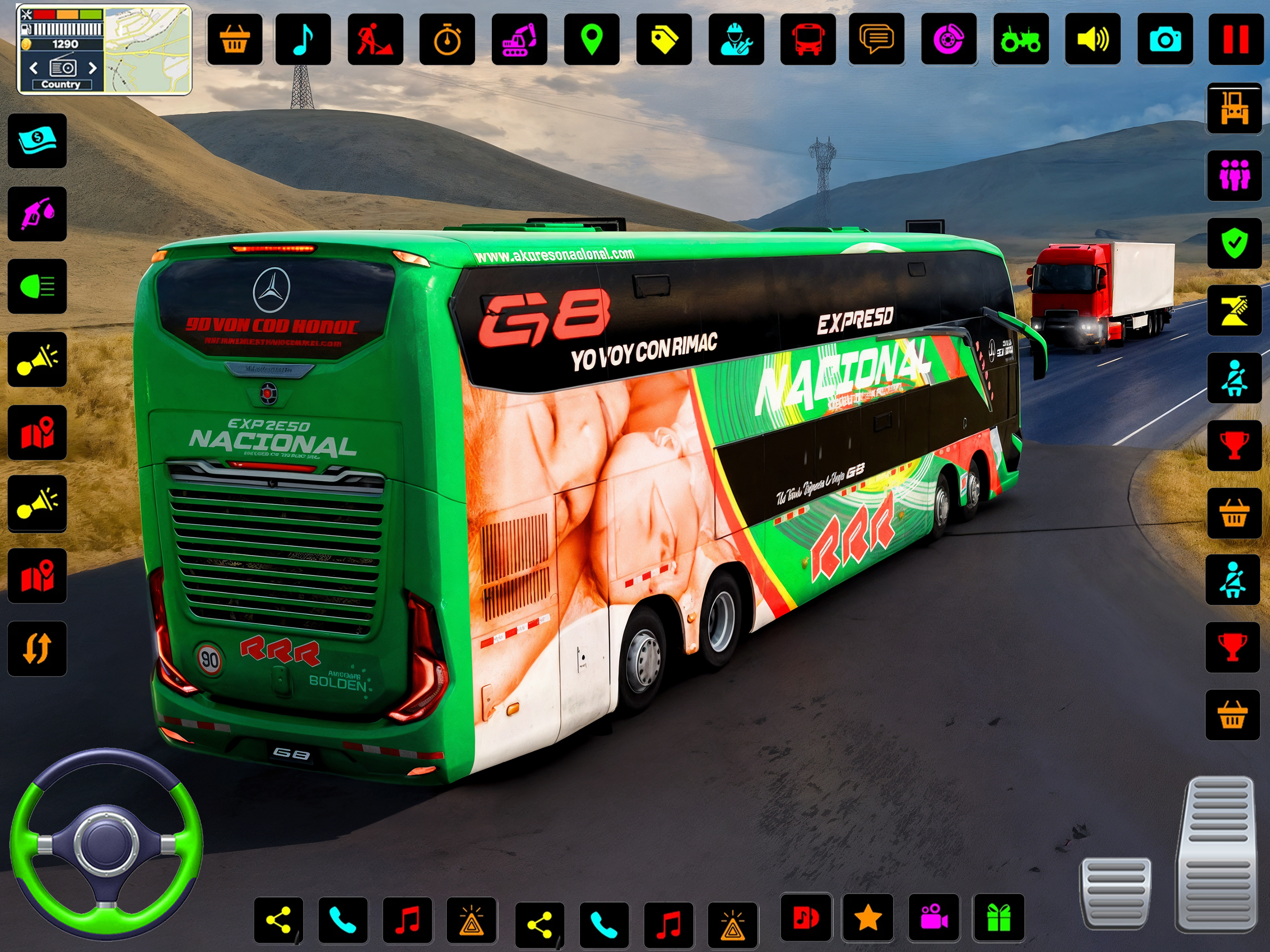 Bus Driving Games City Coach screenshot 11