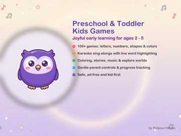 Preschool & Toddler Kids Games iPad screenshot