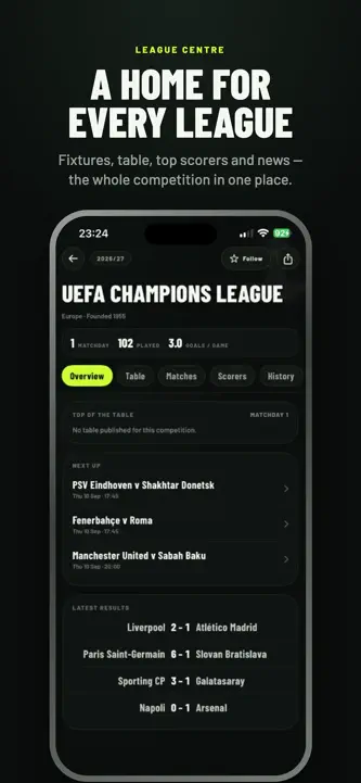 Hola Football - Livescores screenshot 10