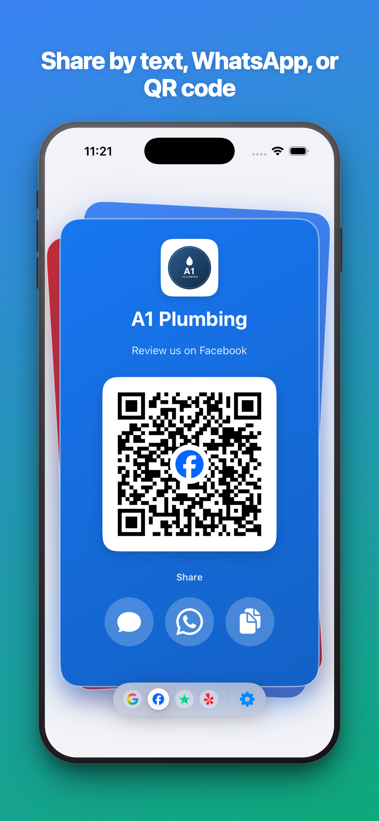 Rcard: QR Code Google Reviews screenshot 3