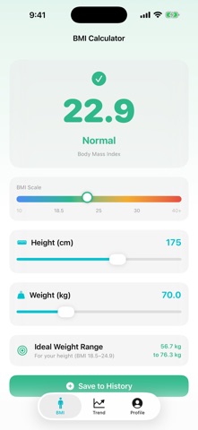 BMICalc Body Screenshot 2 of 3