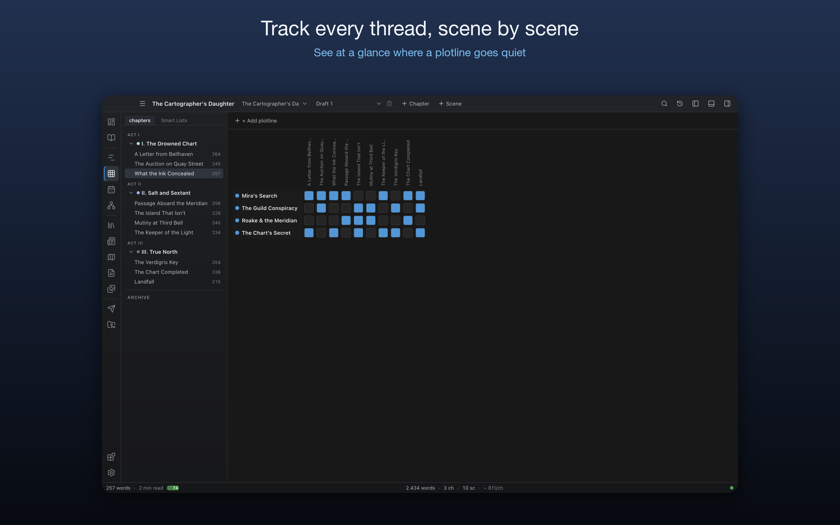 Novalist - Novel Writing screenshot 27