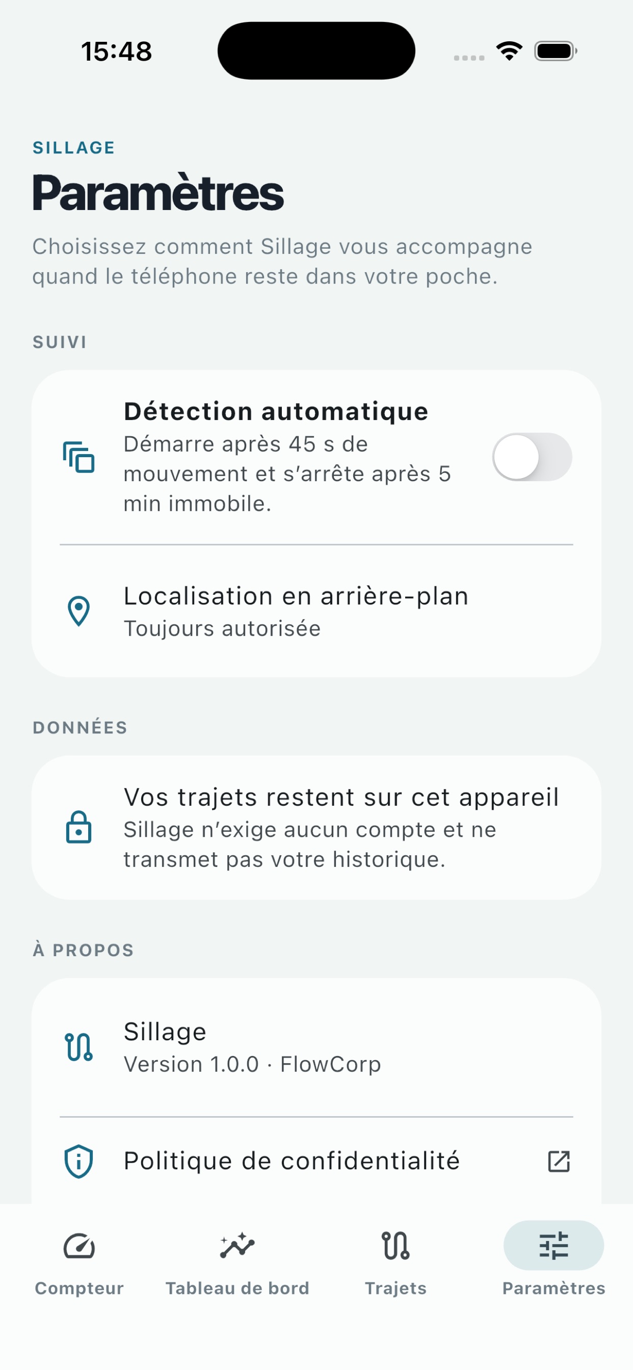 Screenshot 4 of Sillage GPS