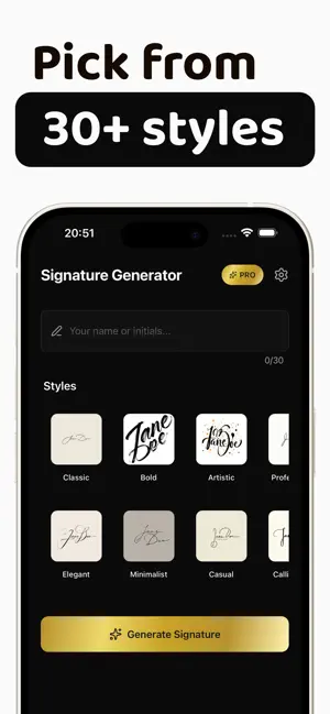AI Signature Maker: Generator! screenshot 2