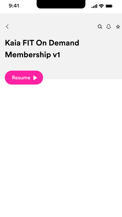 Kaia FIT On-Demand Screenshot