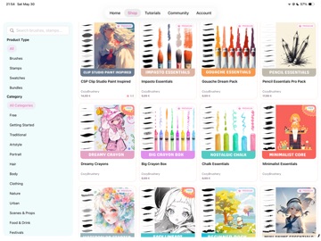 Premium Brushes - CozyBrushery iPad screenshot