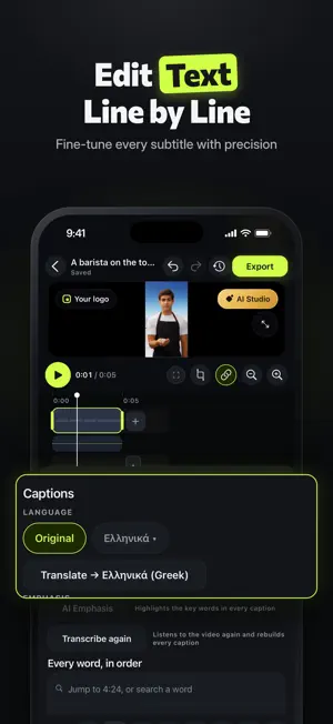 Voxcene: AI Captions for Video screenshot 3