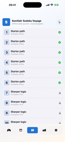 SumSail: Sudoku Voyage screenshot 3