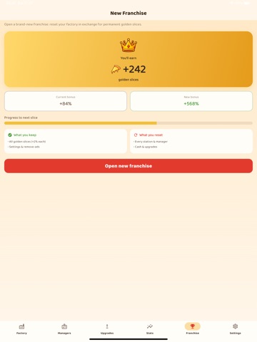 Ovenzy: Idle Pizza Tycoon iPad screenshot