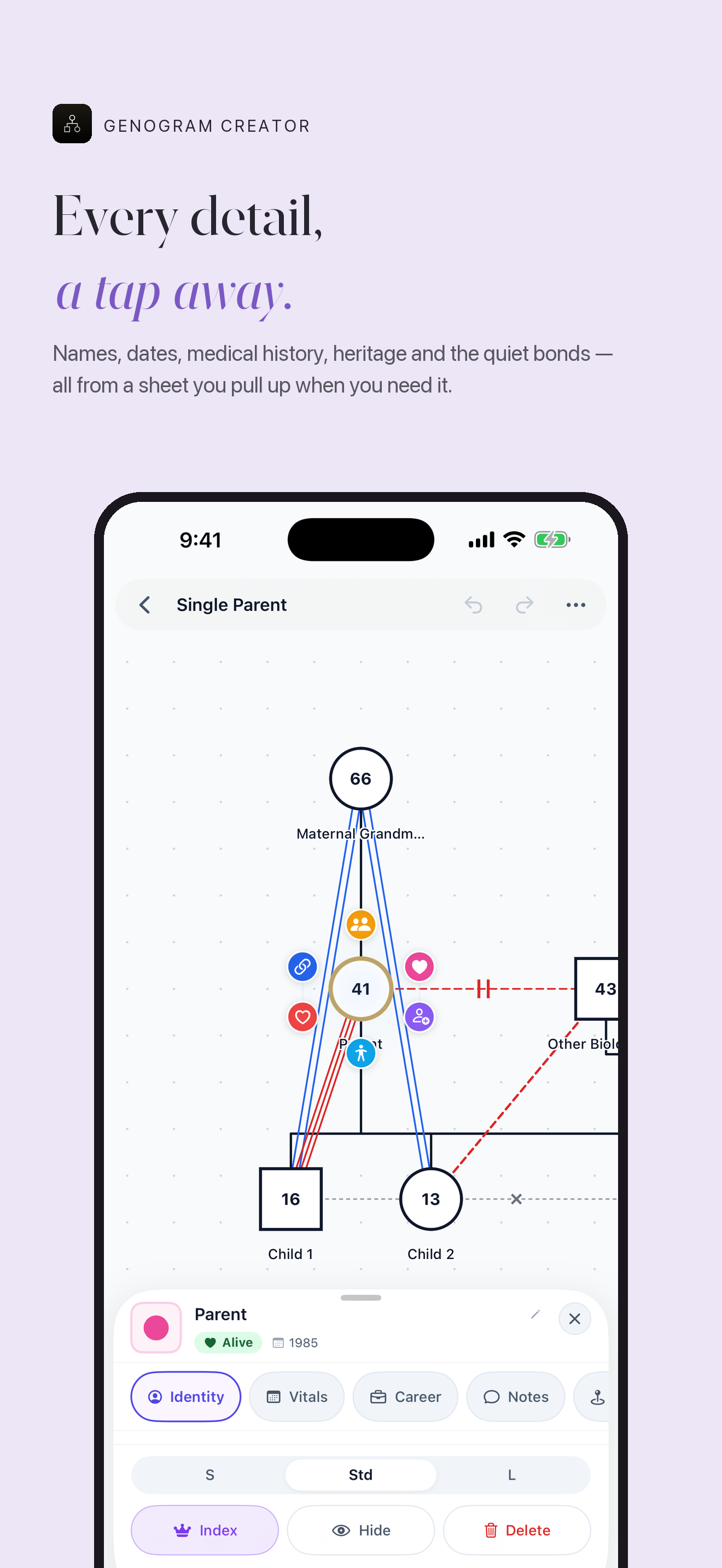 Genogram Creator screenshot 2
