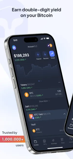 Braavos: BTC & Starknet Wallet screenshot 1