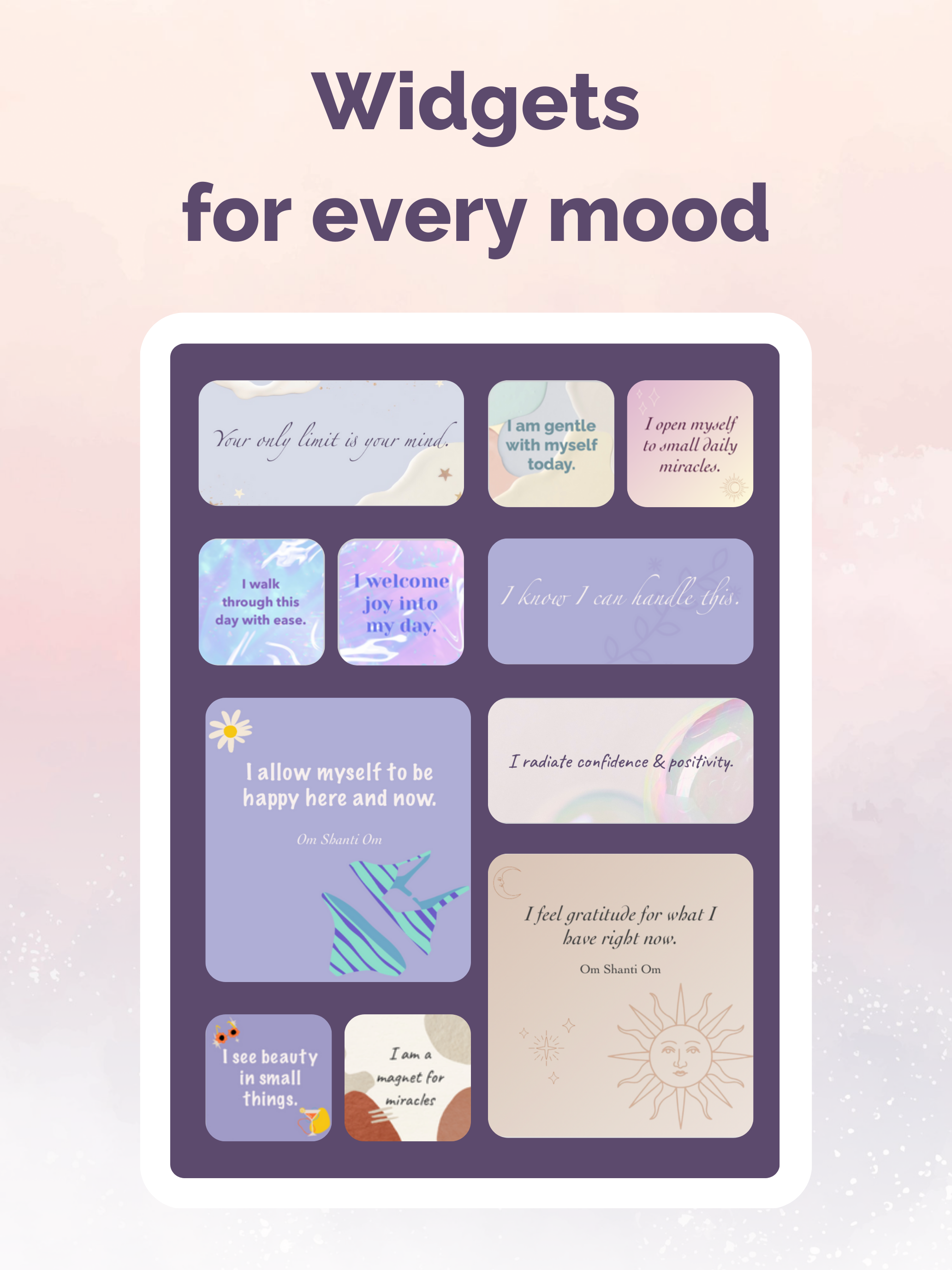 Mantras & Daily affirmations