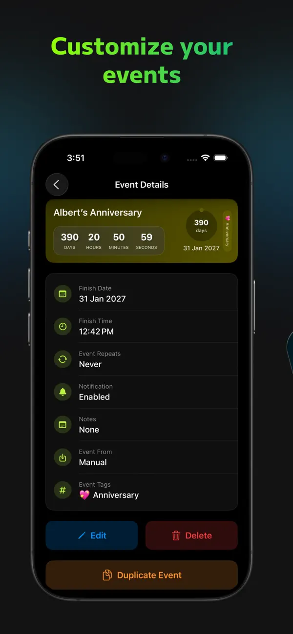 #4. Countdown & Widgets - TickZero (iOS) Podle: Krushi Golakiya