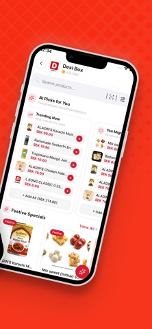 Desibox: AI Food & Grocery screenshot