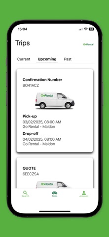 GO Rental screenshot