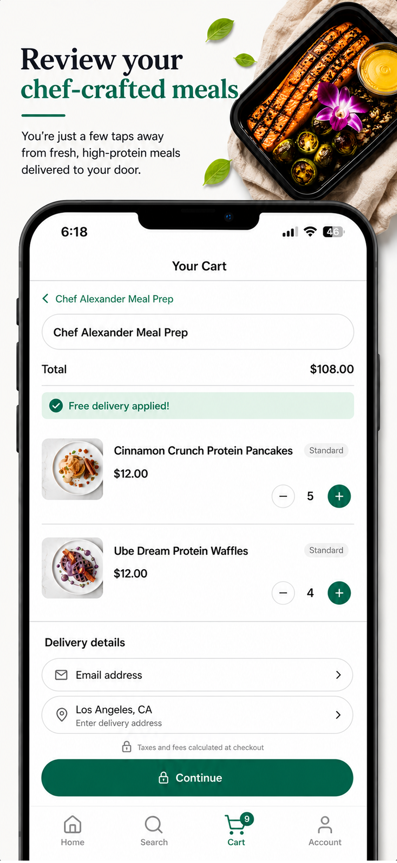 Prepared: Personal Meal Prep screenshot 5