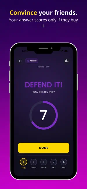 Defend It! Party Questions screenshot 4