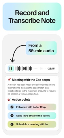 Notedrill: ai note taker Screenshot 2 of 10