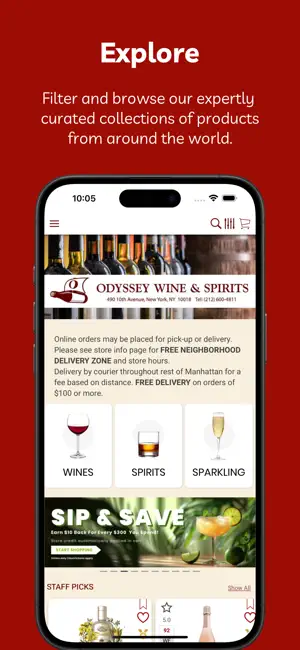 Odyssey Wine & Spirits screenshot 1