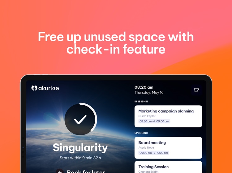 Akurlee – Meeting Room Display screenshot-3