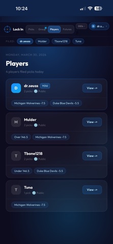 Lock-In Picks Screenshot 1 of 7