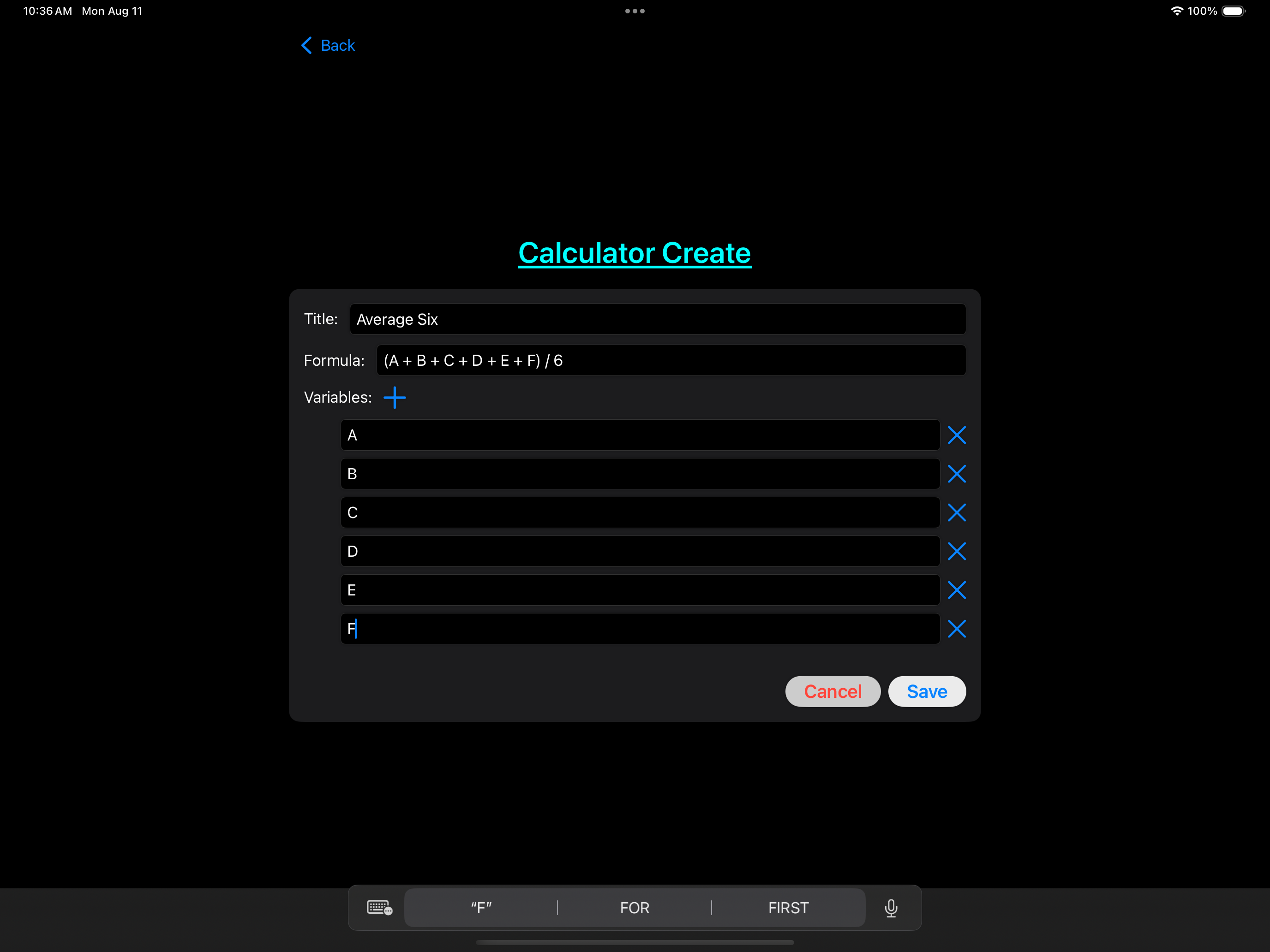 MakeCalc screenshot 8